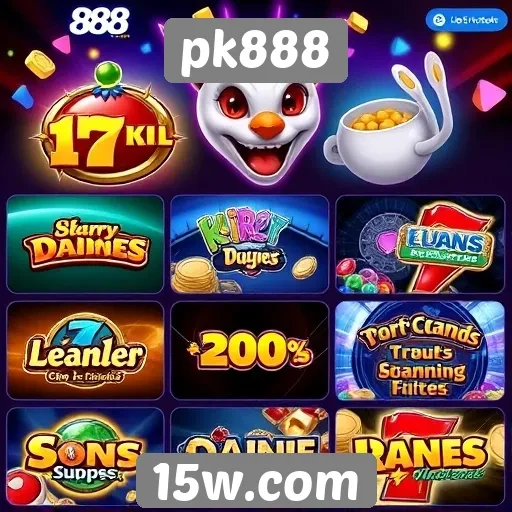 Análise dos jogos populares no pk888